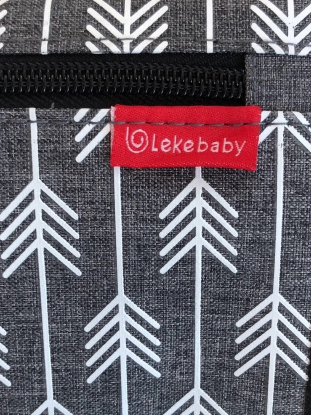 Lekebaby Travel Diaper Bag with Foldout Changing Pad NWOT